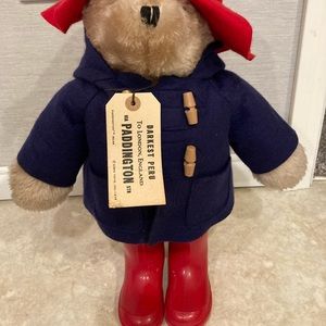 Paddington Bear Plush Teddy Bear, Larger Size, Authentic.